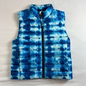 Lands' End Puffer Vest Girl Toddler Tie 2-3 Toddler Tie Dye‎
